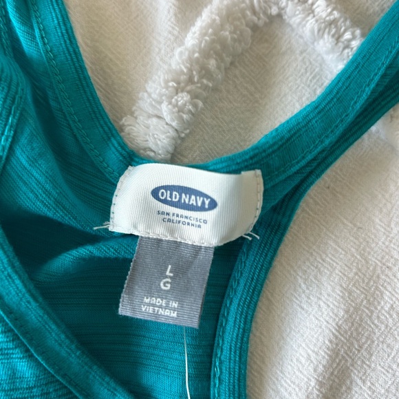 NWT Old Navy large  teal racer back tank. - Picture 3 of 3